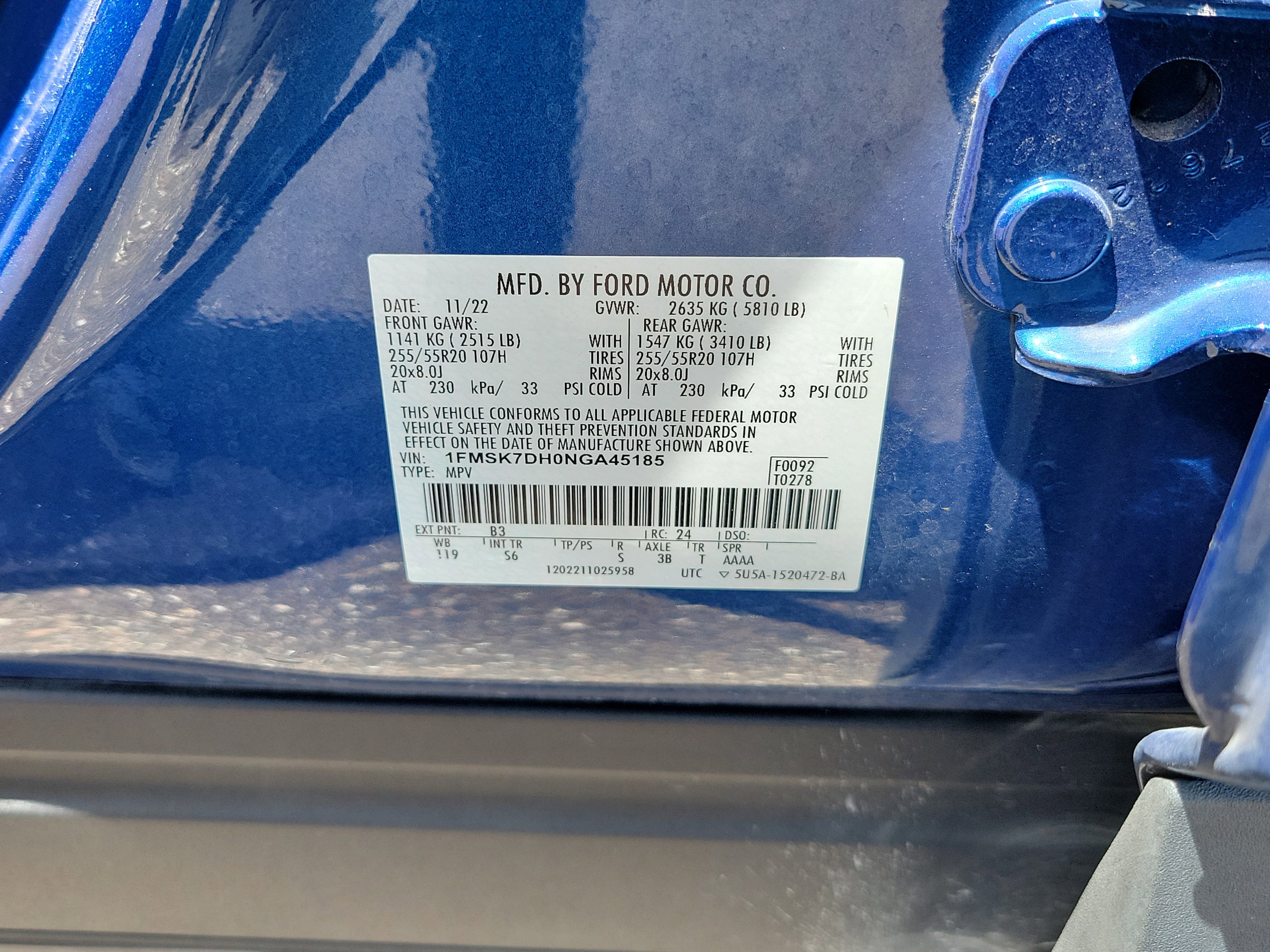 Used 2022 Ford Explorer XLT w/ Equipment Group 202A image 34