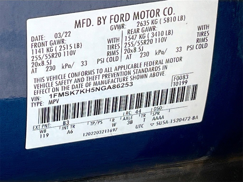 Used 2022 Ford Explorer ST-Line image 34