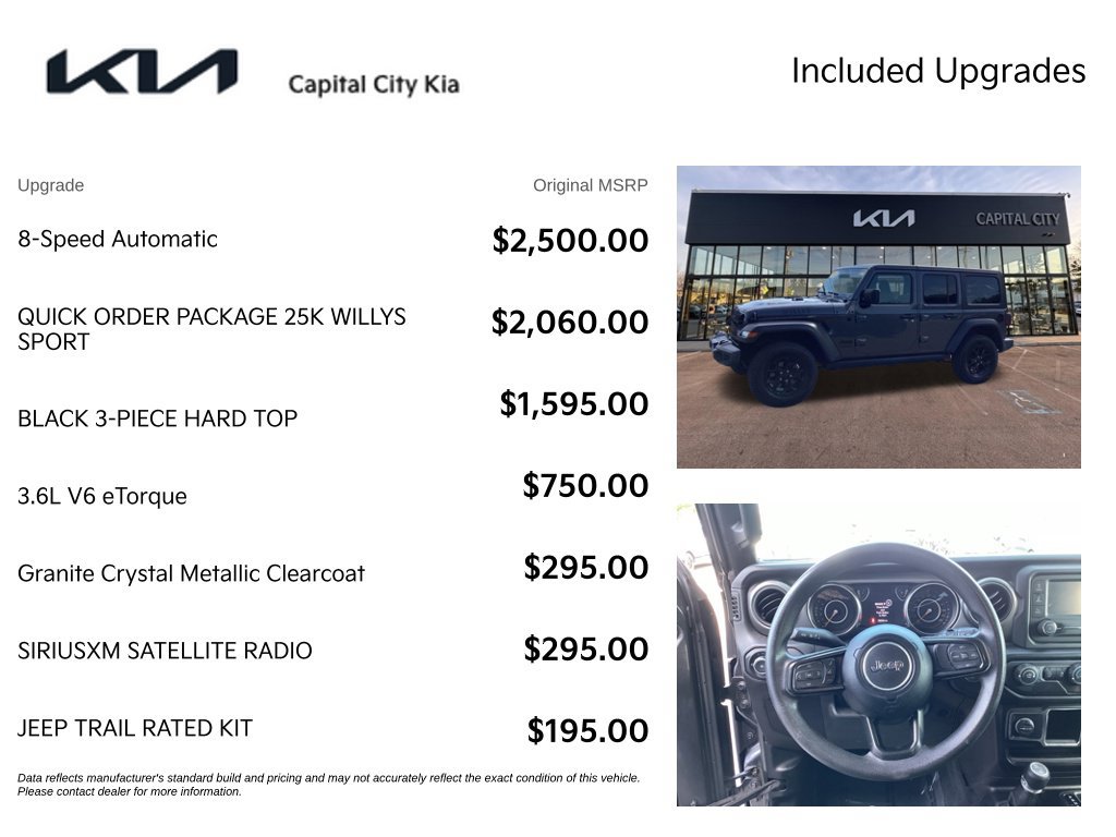 Used 2021 Jeep Wrangler Unlimited Sport AWD/4WD image 4