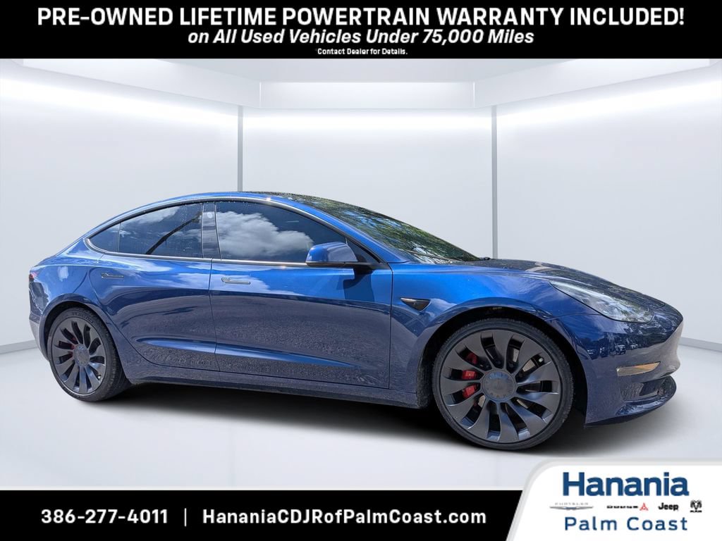 Used 2023 Tesla Model 3 Performance AWD/4WD image 1