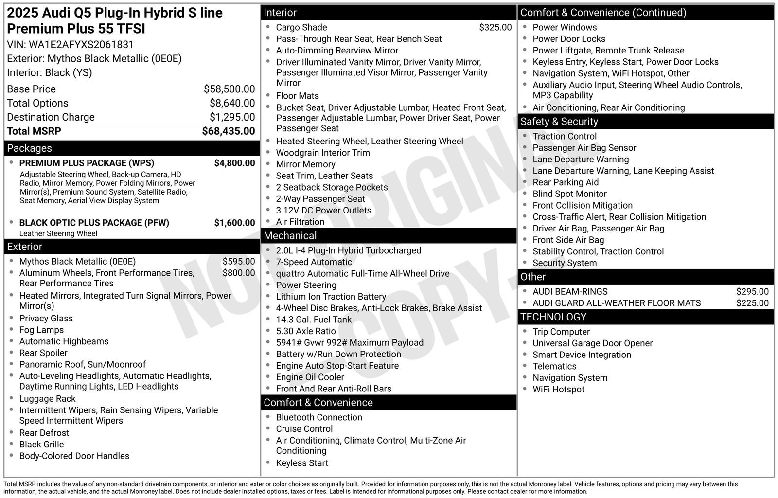 Certified 2025 Audi Q5 e Premium Plus w/ Premium Plus Package image 16