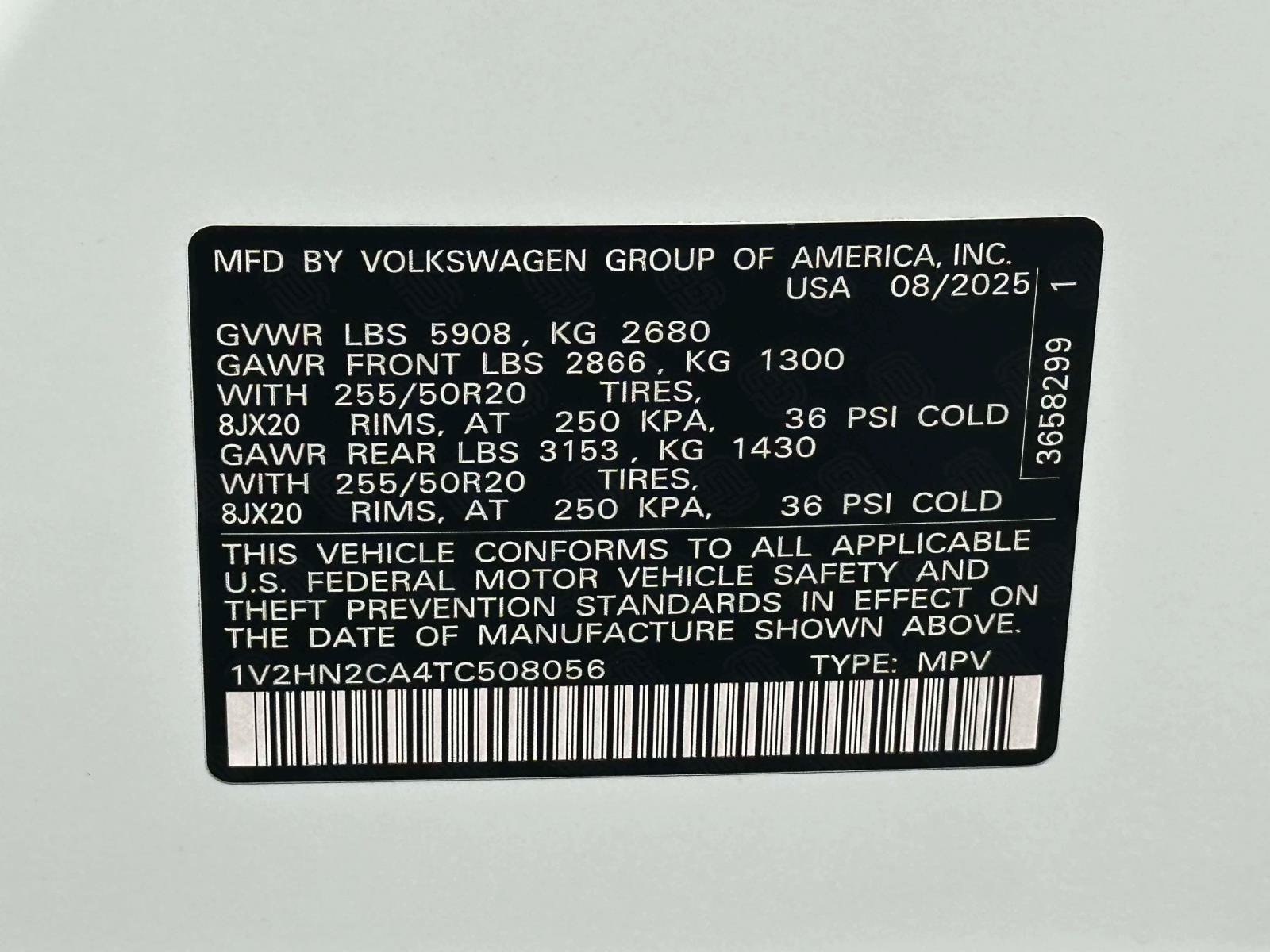 Used 2026 Volkswagen Atlas SE AWD/4WD image 16