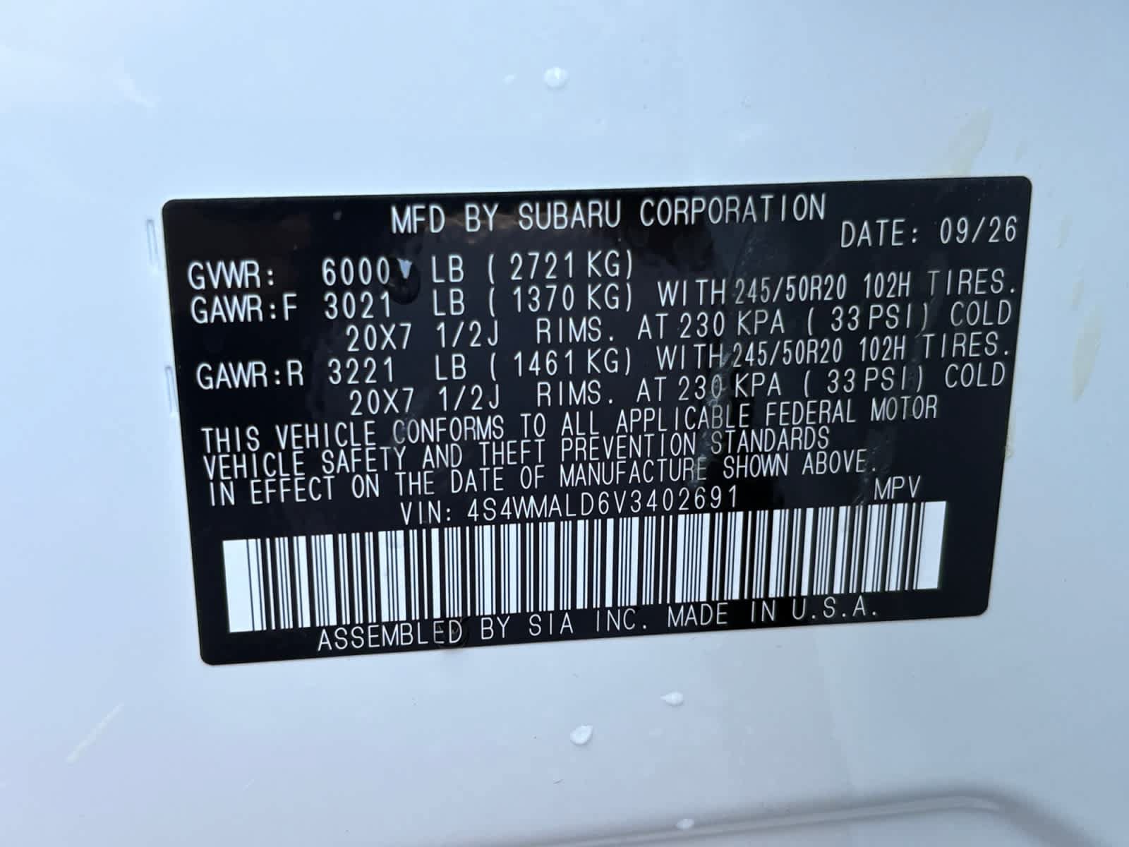 New 2027 Subaru Ascent Onyx Edition AWD/4WD image 18