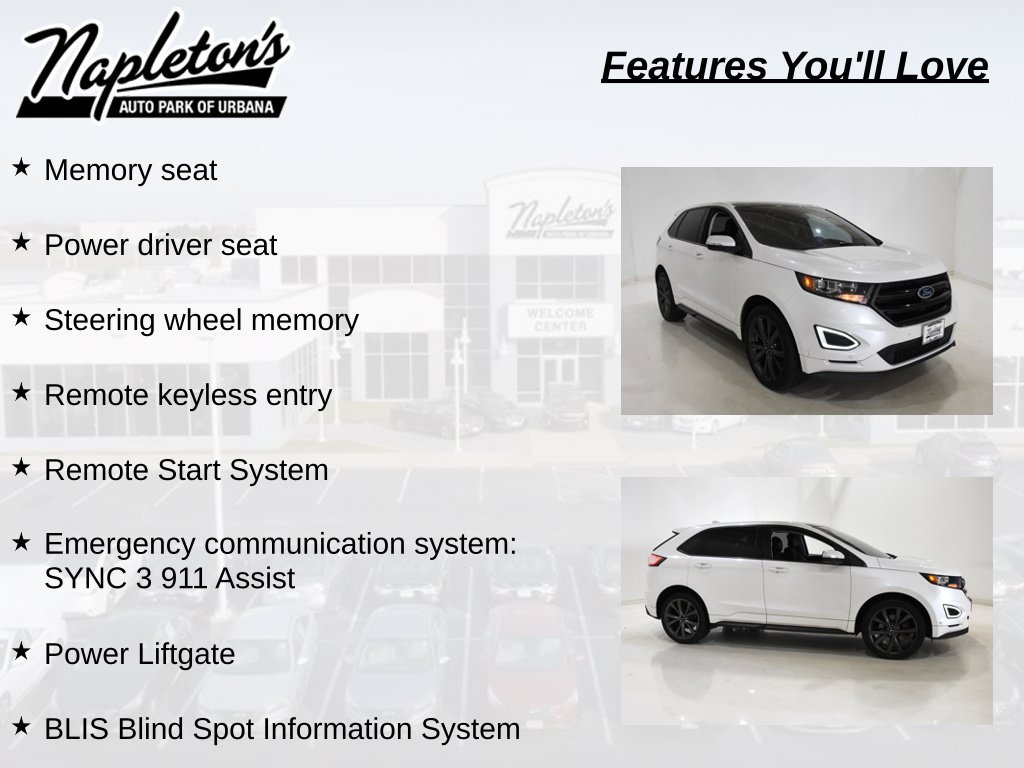 Used 2018 Ford Edge Sport w/ Equipment Group 401A AWD/4WD image 14