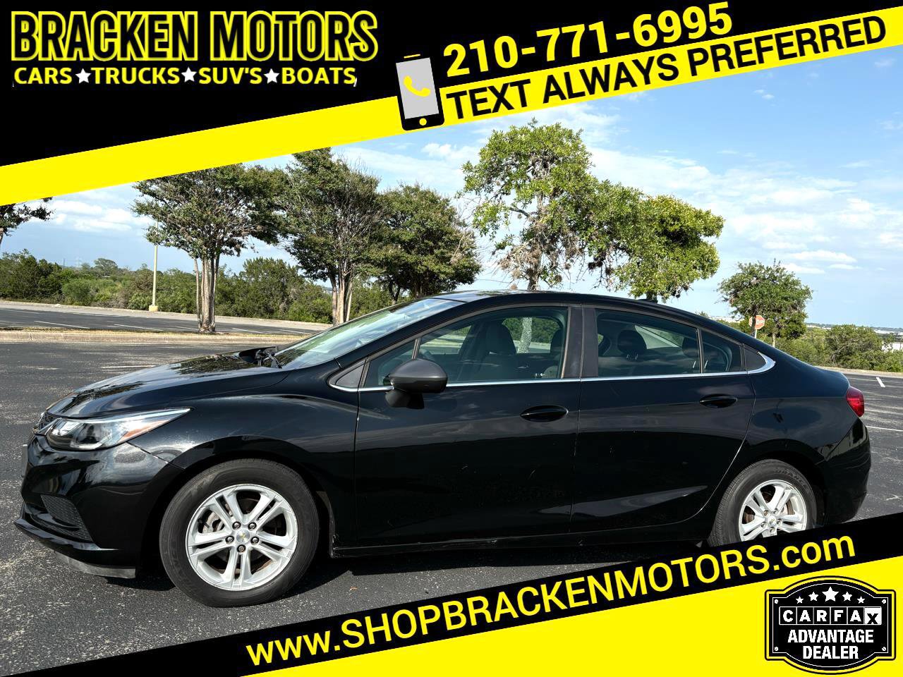 Used 2018 Chevrolet Cruze LT