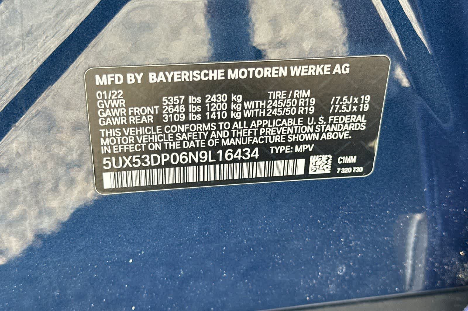 Used 2022 BMW X3 xDrive30i w/ Convenience Package AWD/4WD image 37