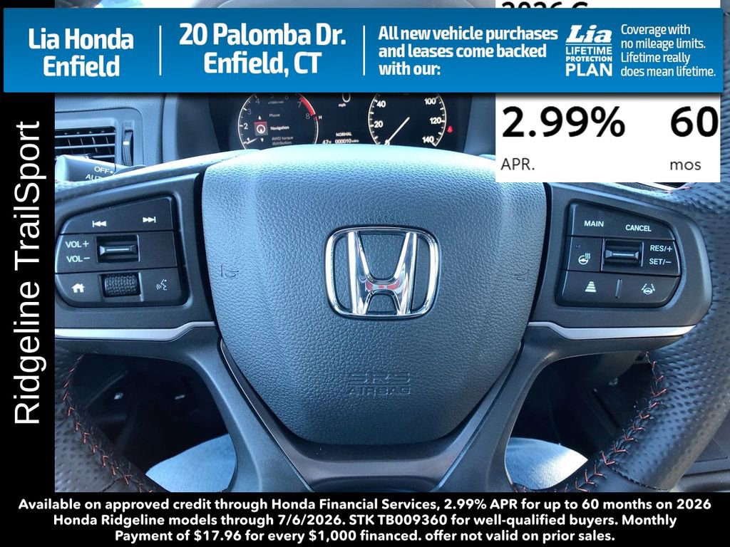 New 2026 Honda Ridgeline TrailSport image 15