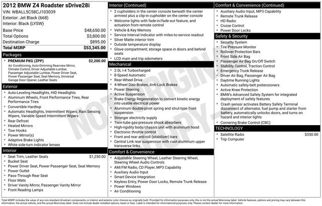 Used 2012 BMW Z4 sDrive28i image 7