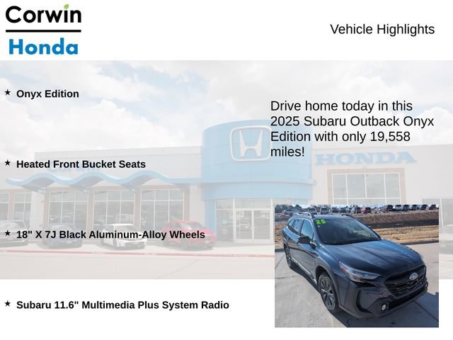 Used 2025 Subaru Outback Onyx Edition image 6