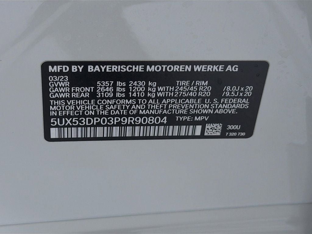 Used 2023 BMW X3 xDrive30i w/ M Sport Package AWD/4WD image 34