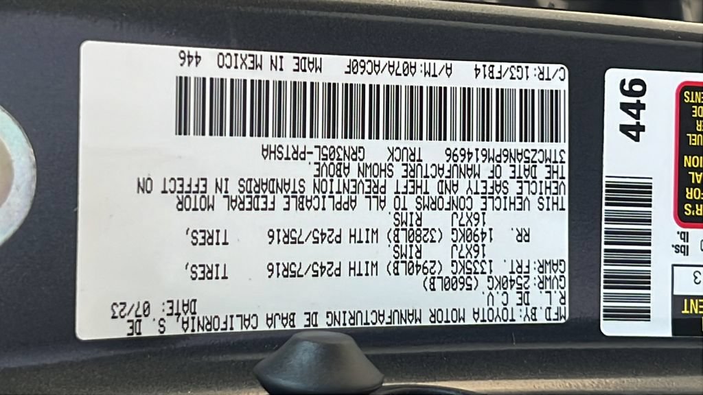 Used 2023 Toyota Tacoma SR AWD/4WD image 22