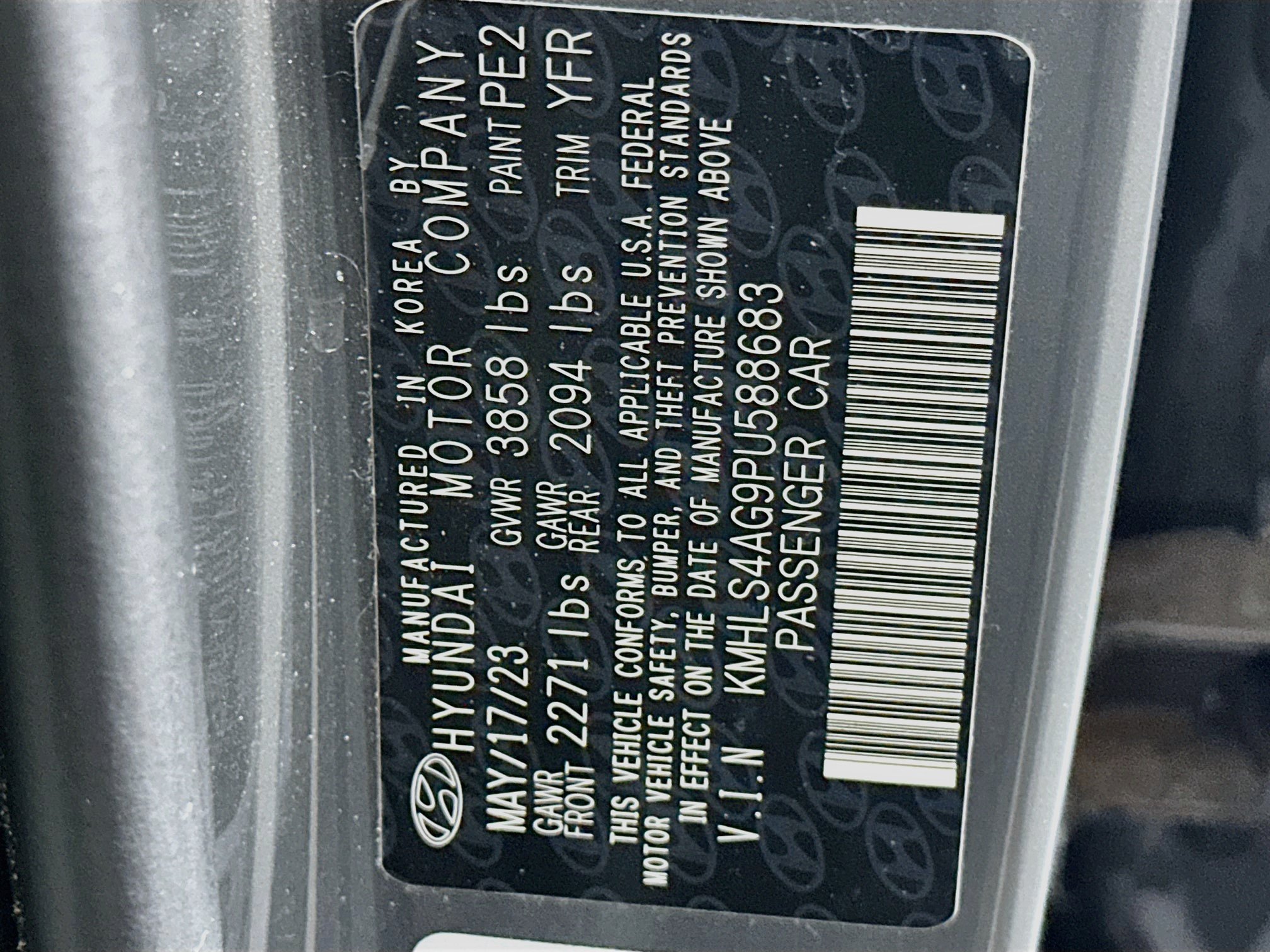 Used 2023 Hyundai Elantra SEL w/ Convenience Package FWD image 12