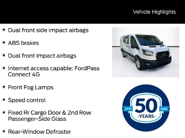 Certified 2025 Ford Transit 250 Low Roof w/ Exterior Upgrade Package RWD image 21