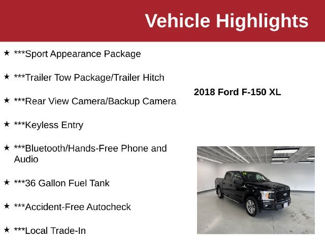 Used 2018 Ford F150 XL w/ Equipment Group 101A Mid AWD/4WD image 10