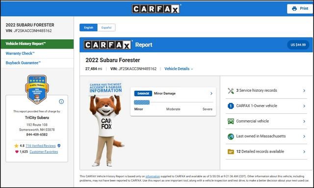 Used 2022 Subaru Forester image 4