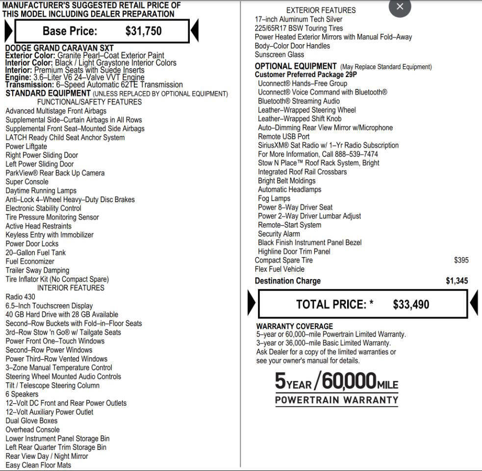 Used 2018 Dodge Grand Caravan SXT image 9