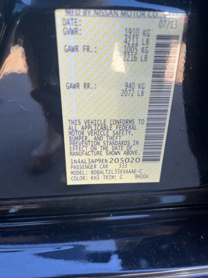 Used 2014 Nissan Altima 2.5 SV w/ Convenience Package image 29