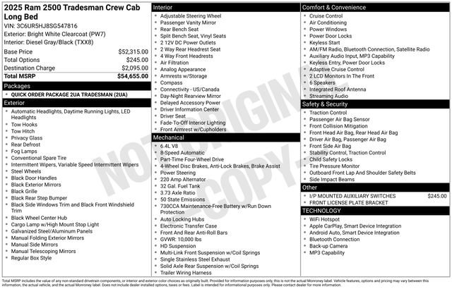 Used 2025 RAM 2500 Tradesman image 23