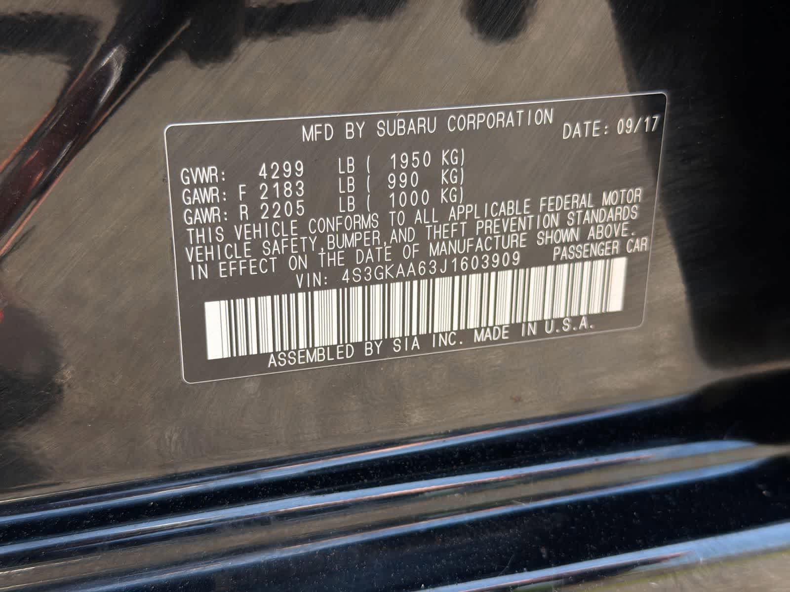 Used 2018 Subaru Impreza 2.0i AWD/4WD image 36