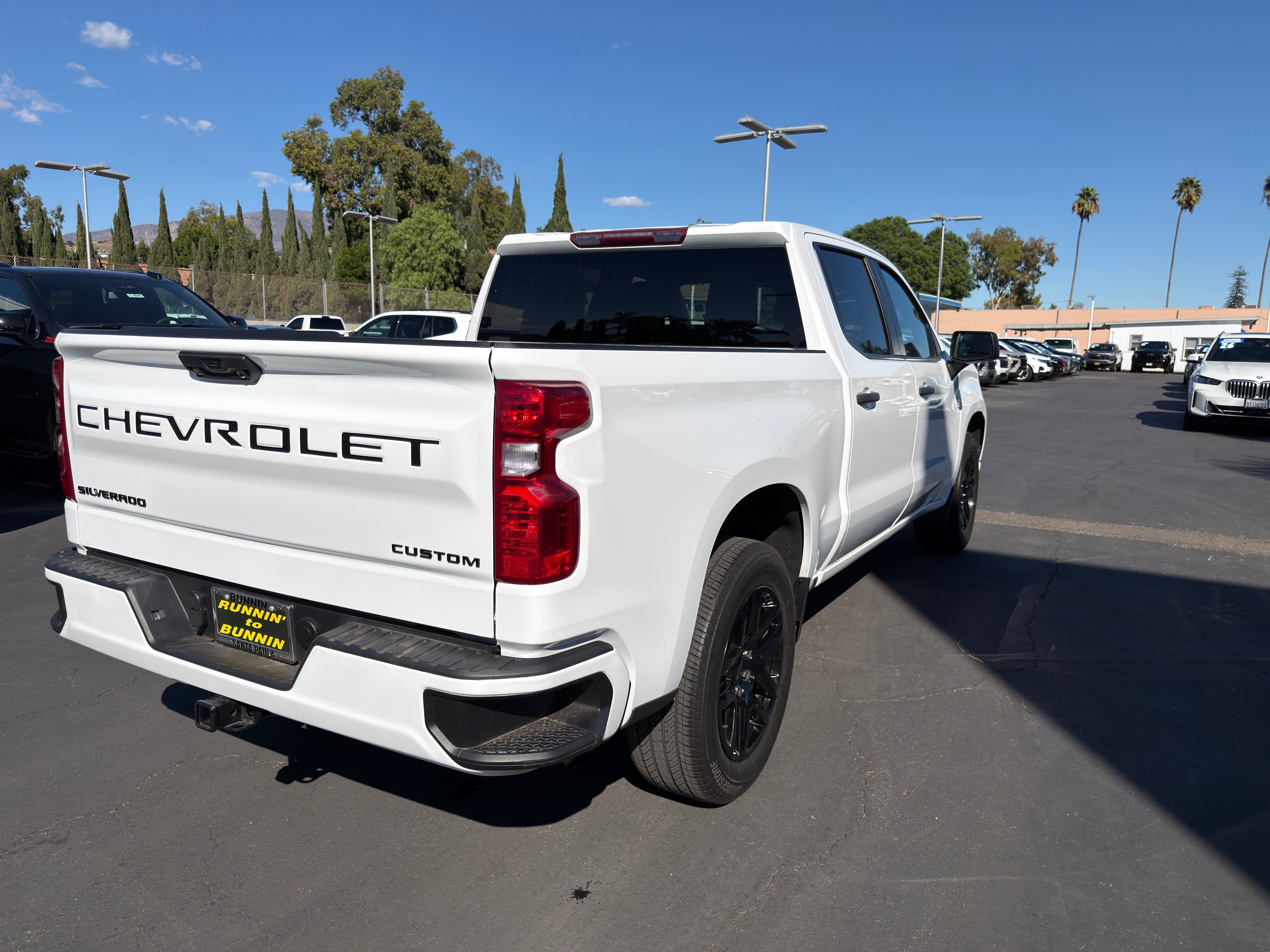 Used 2024 Chevrolet Silverado 1500 Custom w/ LPO, Dark Essentials Package RWD image 8