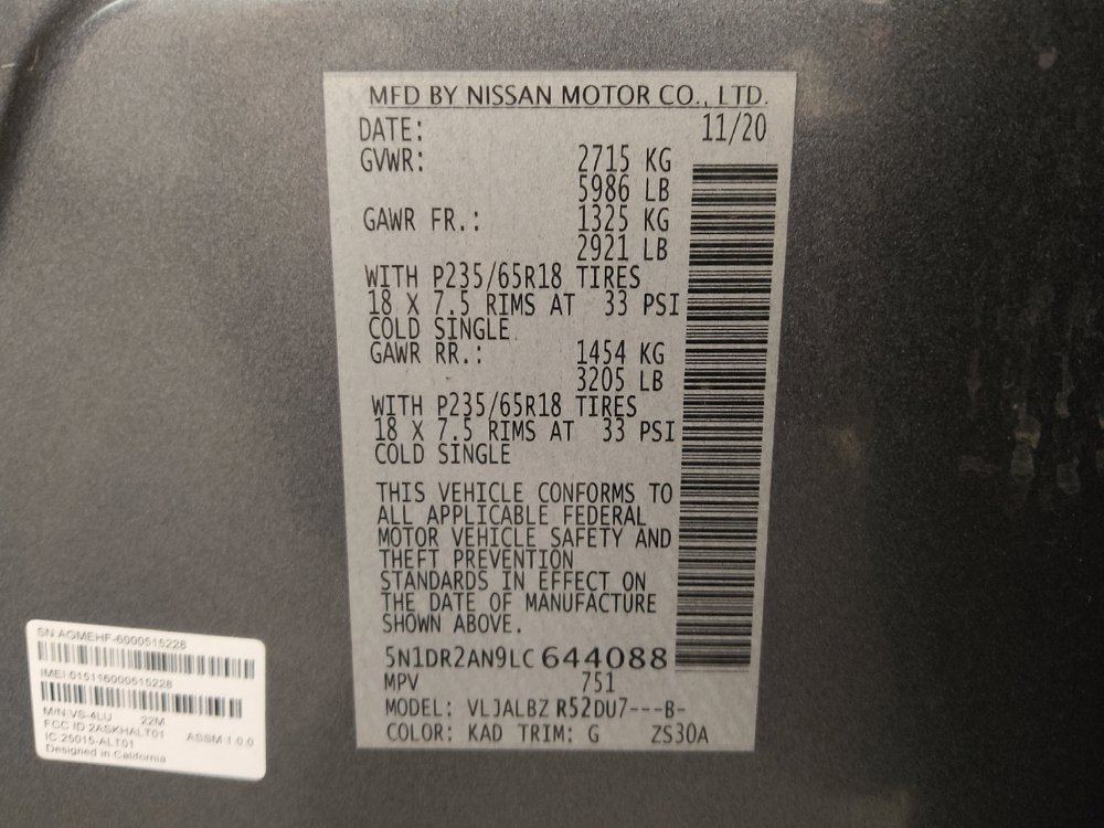 Used 2020 Nissan Pathfinder S FWD image 33