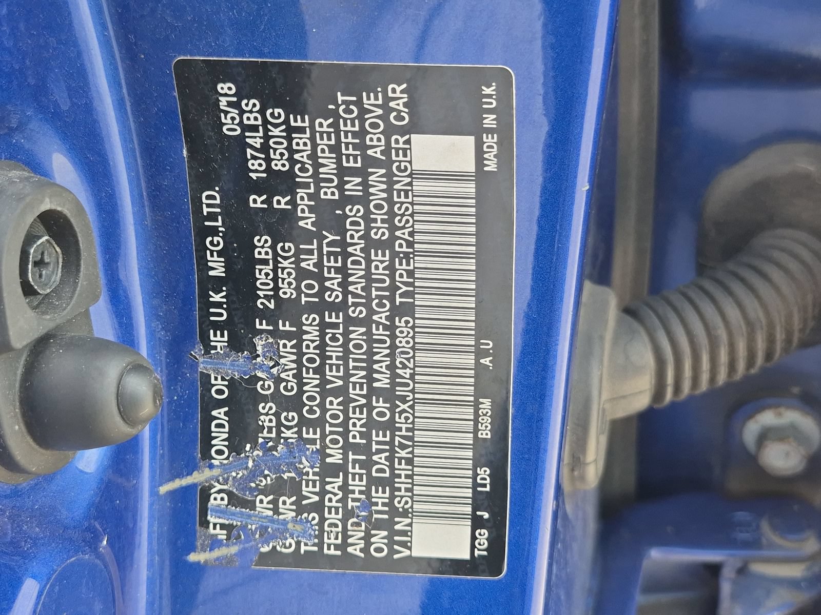 Used 2018 Honda Civic EX image 23