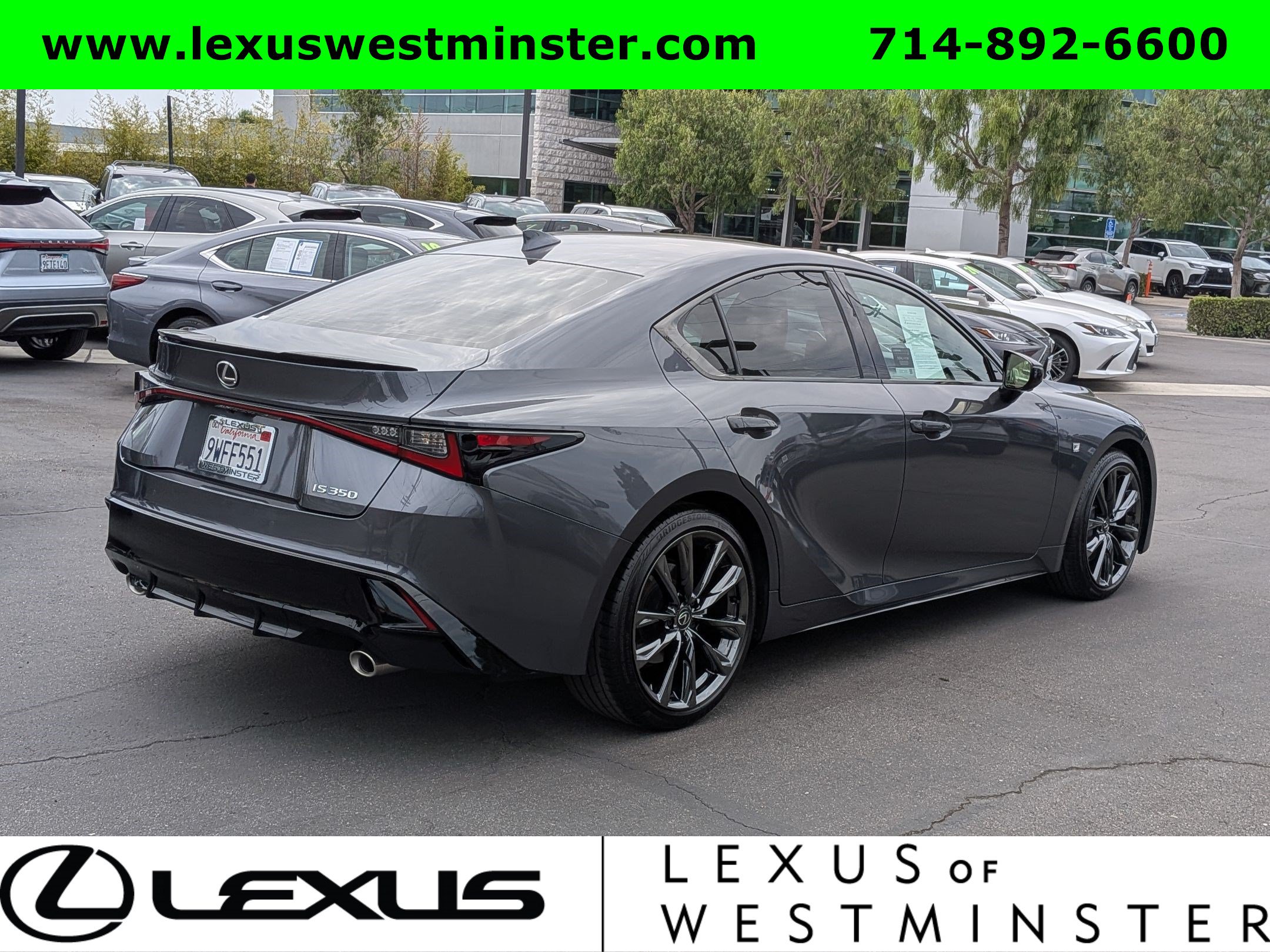 Certified 2025 Lexus IS 350 F Sport w/ Navigation Package RWD image 8