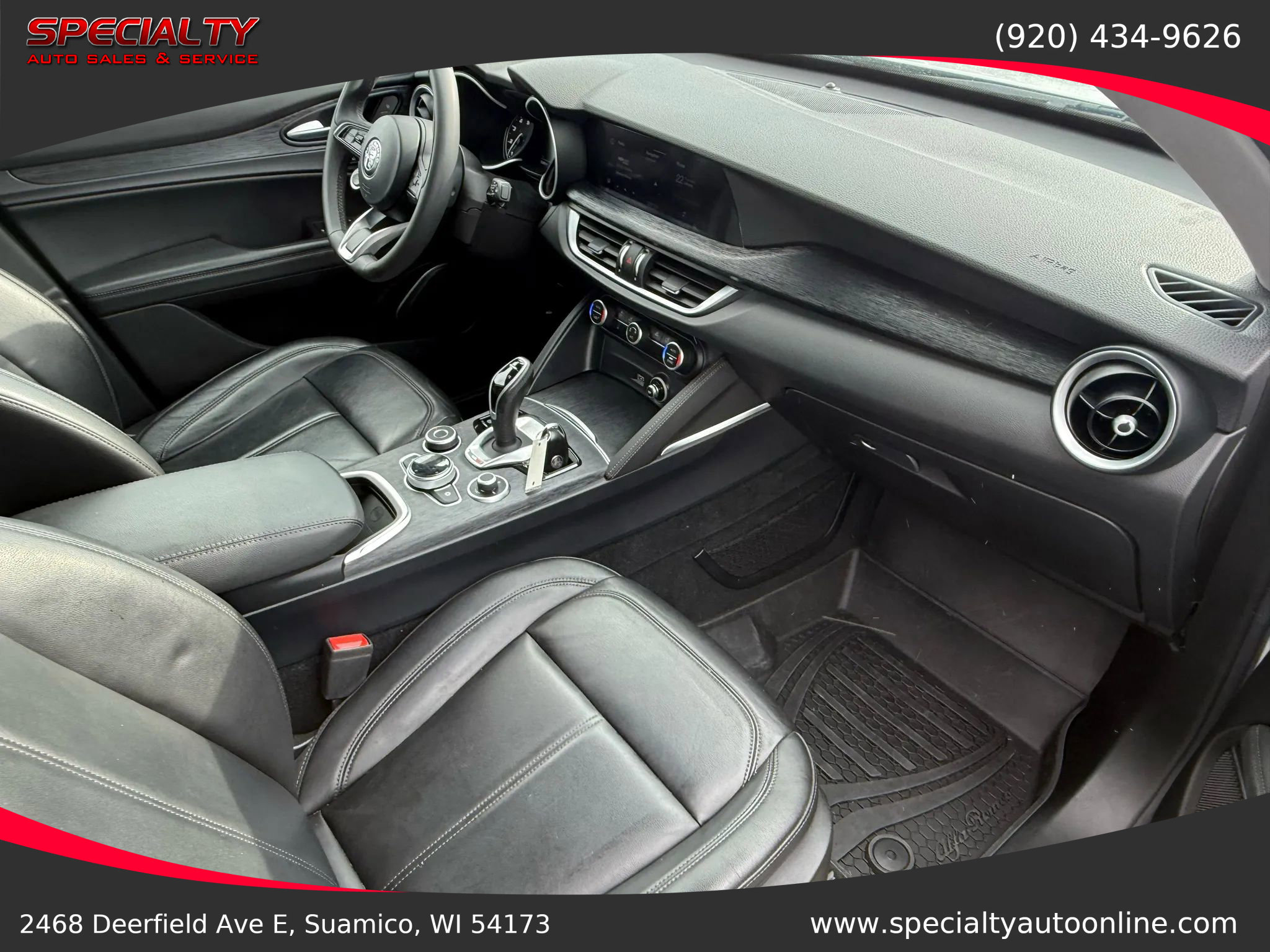 Used 2020 Alfa Romeo Stelvio Sport Utility 4D w/ Cold Weather Package image 19