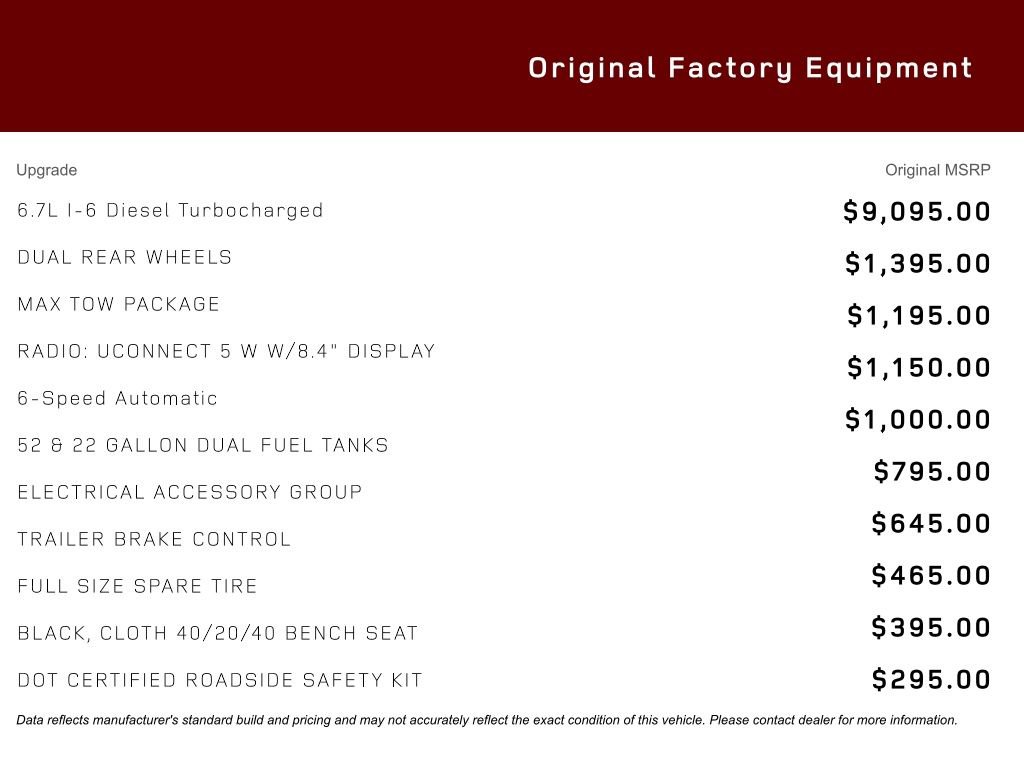 Used 2022 RAM 3500 Tradesman w/ Max Tow Package image 20