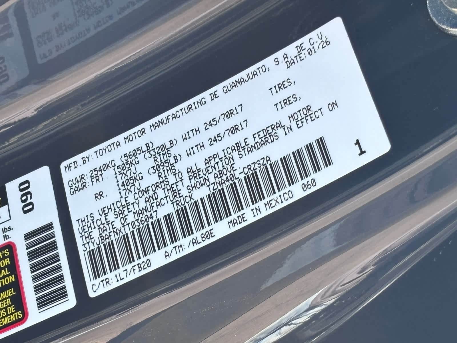 Used 2026 Toyota Tacoma SR5 RWD image 38