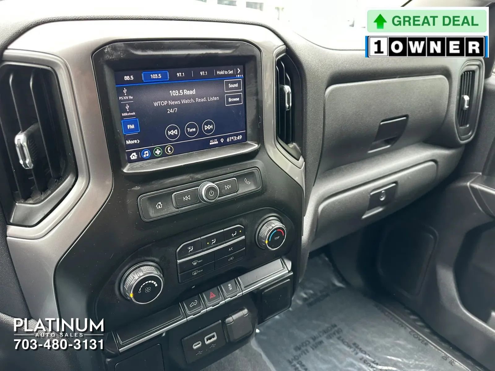 Used 2021 Chevrolet Silverado 1500 Custom w/ LPO, Dark Essentials Package AWD/4WD image 9