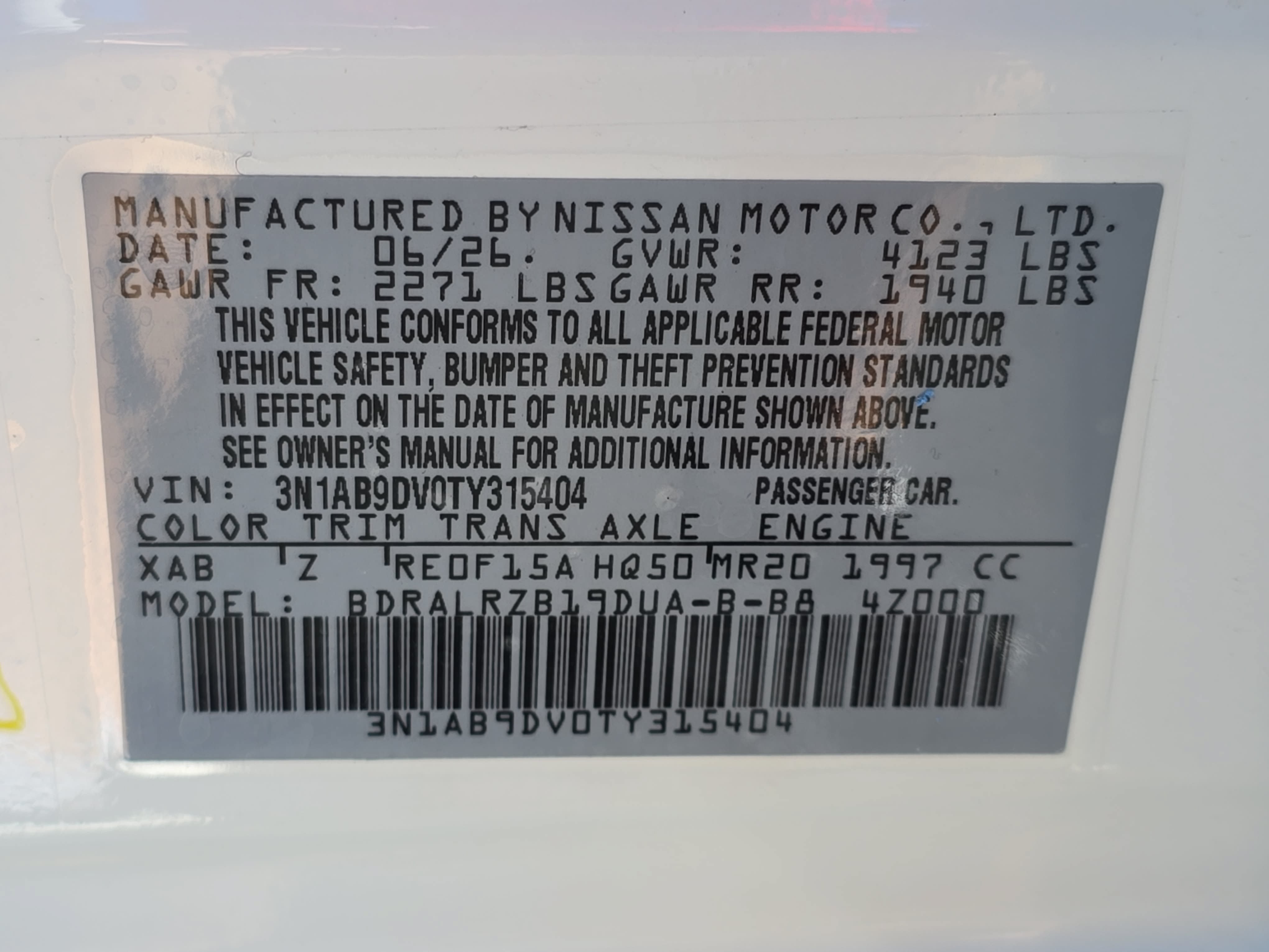 New 2026 Nissan Sentra SR w/ SR Premium Package FWD image 34