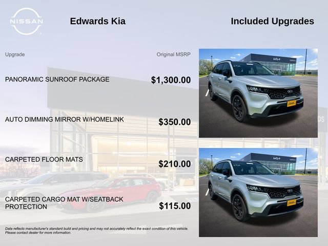 Used 2021 Kia Sorento S w/ Panoramic Sunroof Package AWD/4WD image 7