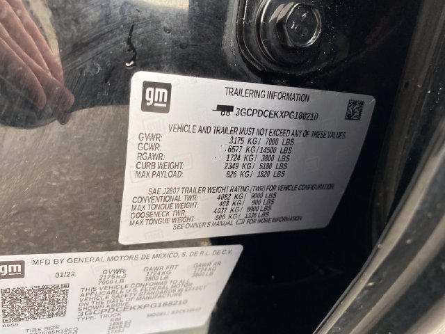 Certified 2023 Chevrolet Silverado 1500 Custom Trail Boss w/ LPO, Dark Essentials Package AWD/4WD image 24