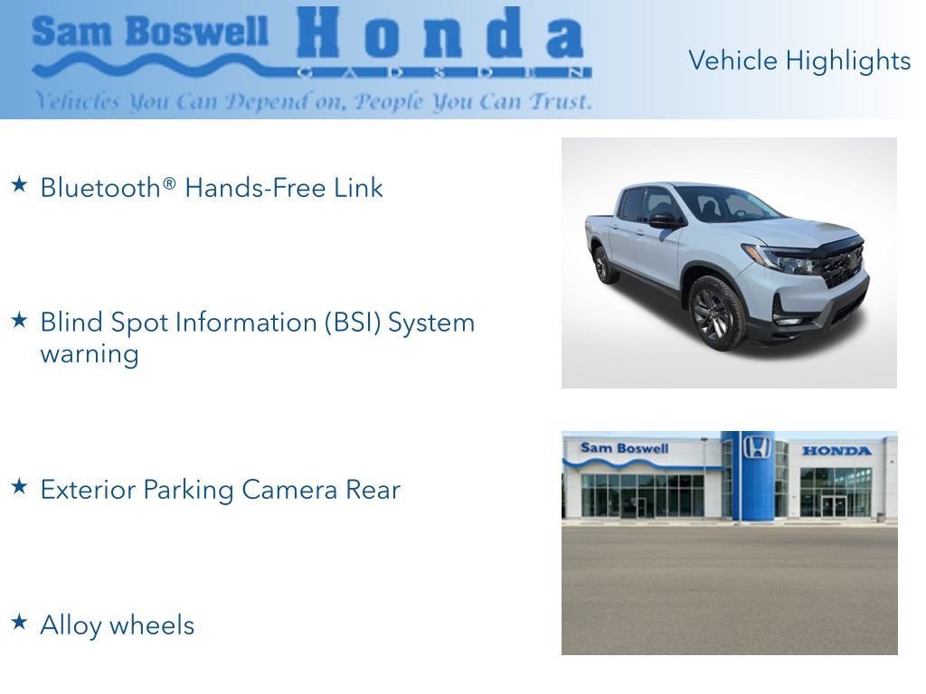 Used 2025 Honda Ridgeline Sport image 5
