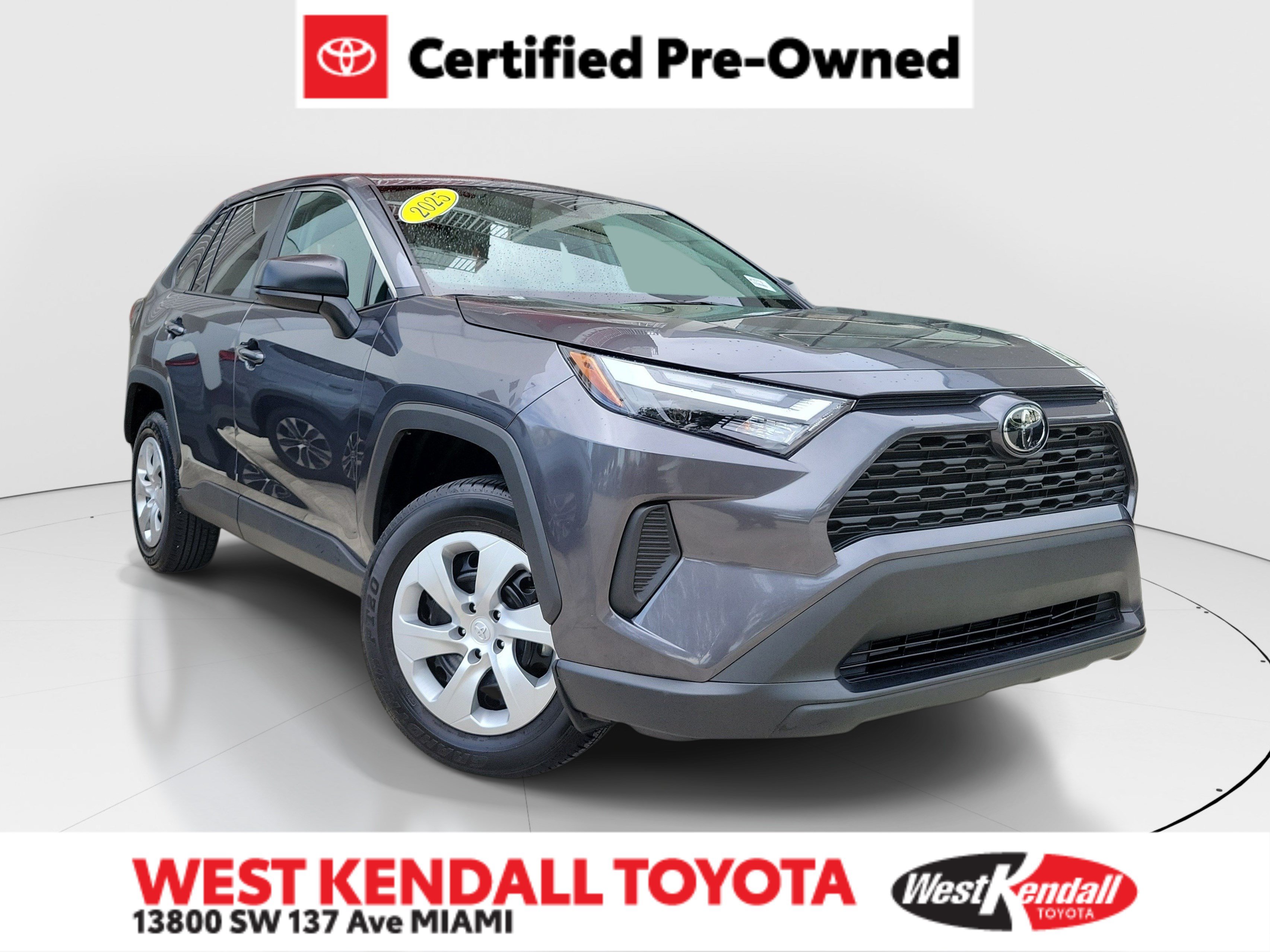 Certified 2025 Toyota RAV4 LE FWD image 1