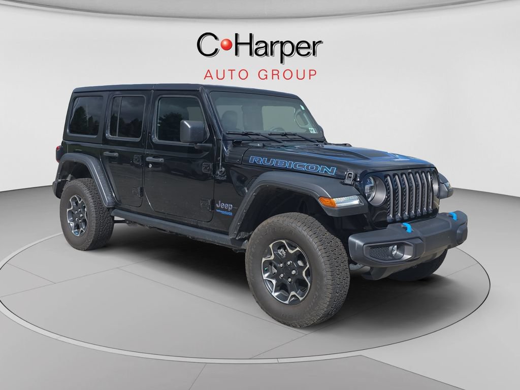 Used 2021 Jeep Wrangler Unlimited Rubicon 4xe w/ Cold Weather Group AWD/4WD image 1