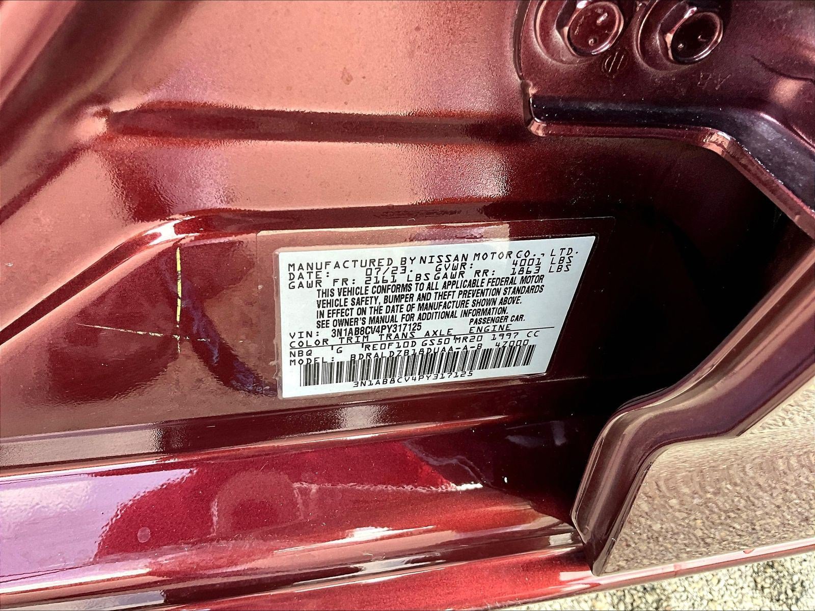 Certified 2023 Nissan Sentra SV w/ All-Weather Package FWD image 19