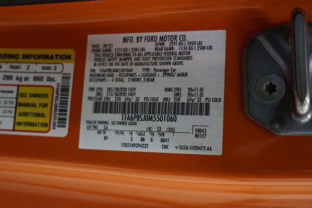 Used 2021 Ford Mustang Shelby GT500 w/ Technology Package image 99