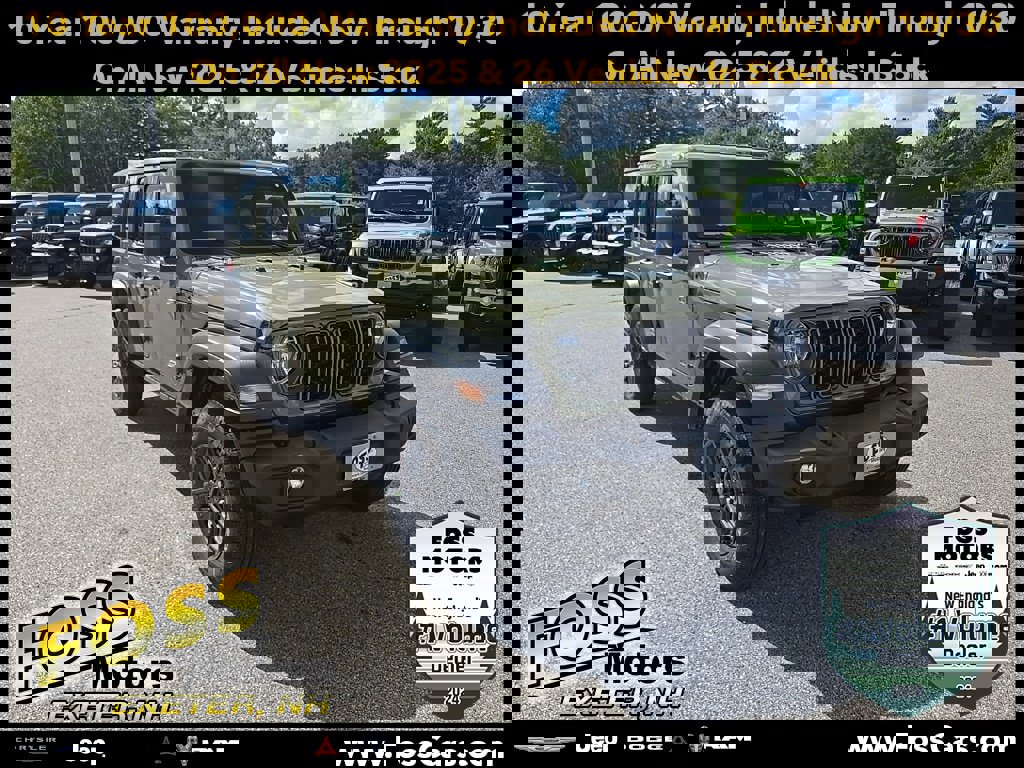 New 2025 Jeep Wrangler Sport S