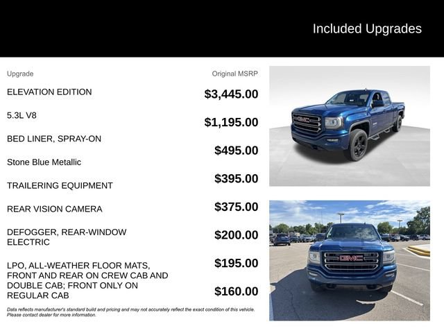 Used 2016 GMC Sierra 1500 4x4 Double Cab w/ Elevation Edition image 8