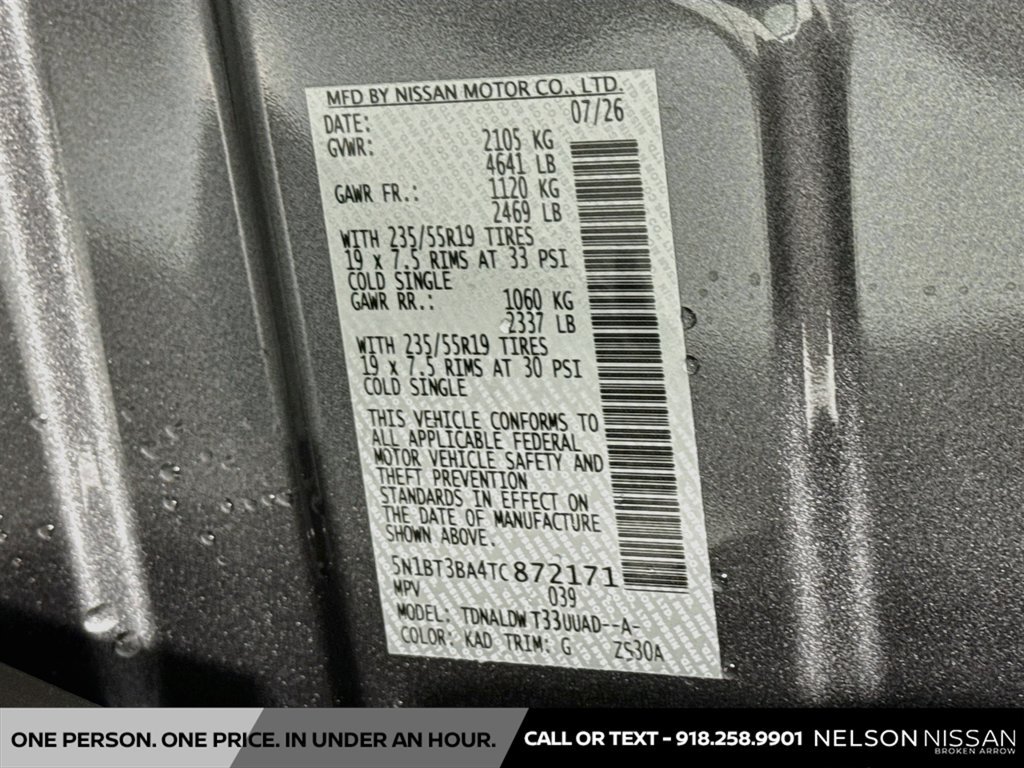 New 2026 Nissan Rogue Dark Armor FWD image 32