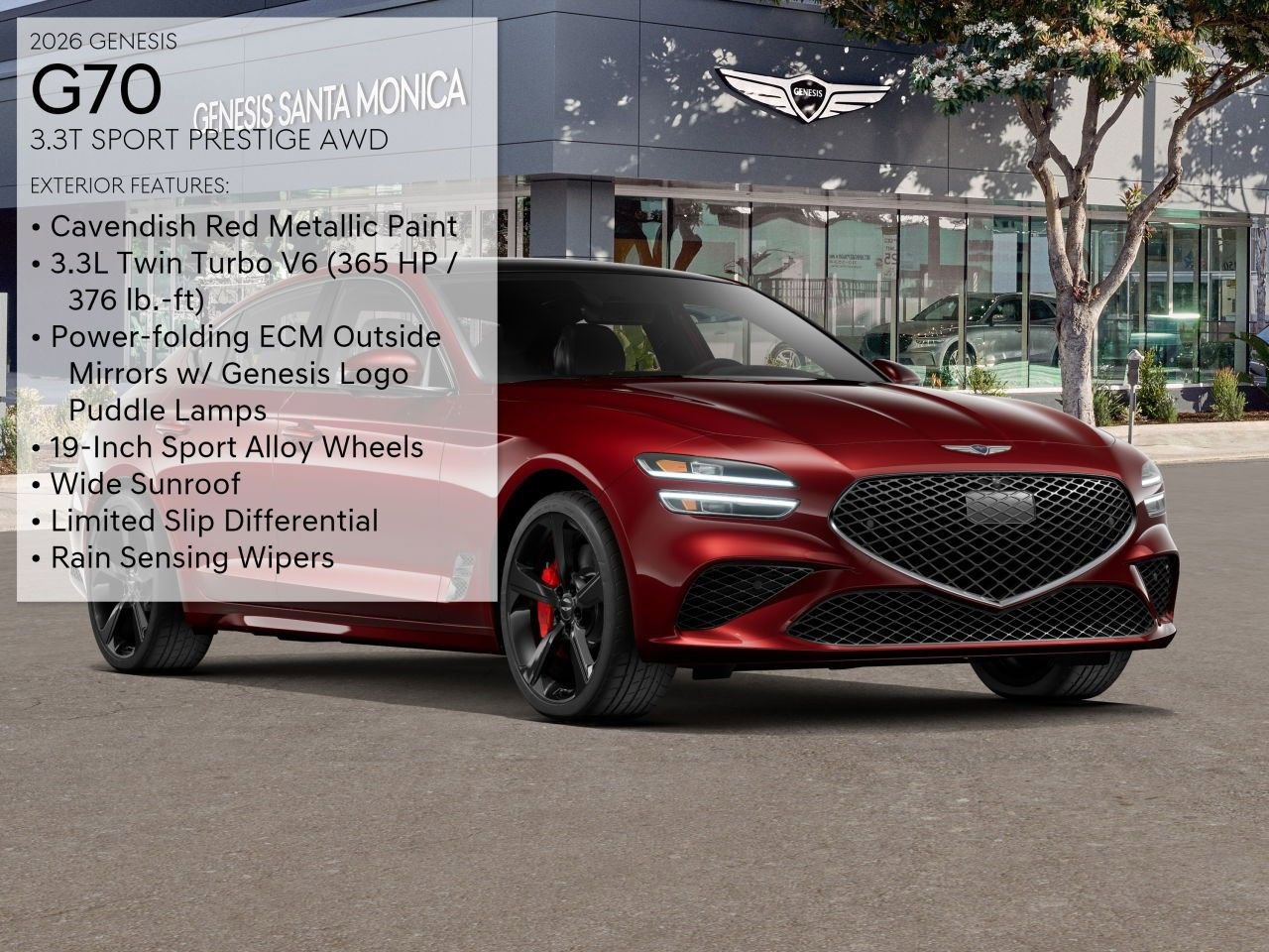 New 2026 Genesis G70 3.3T Sport Prestige AWD/4WD image 10