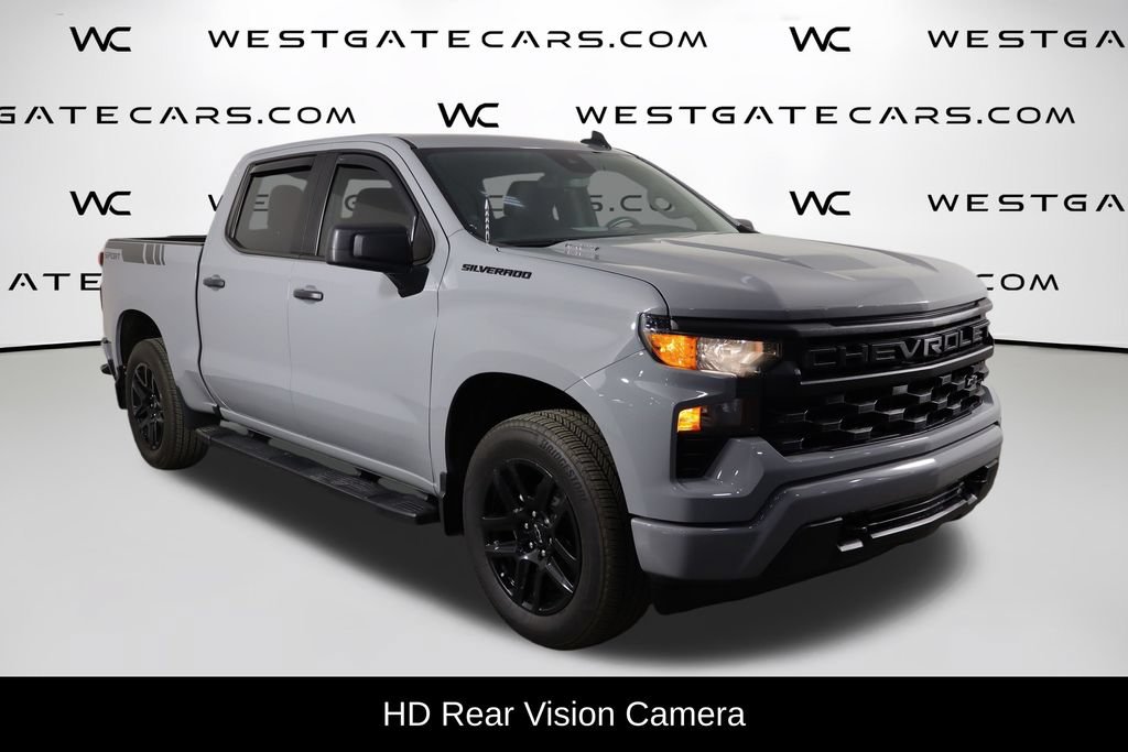 Used 2024 Chevrolet Silverado 1500 Custom w/ LPO, Dark Essentials Package RWD image 41