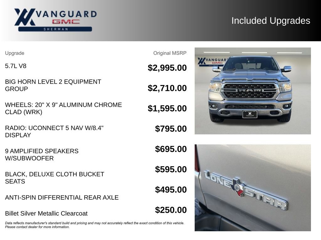 Used 2022 RAM 1500 Lone Star image 9