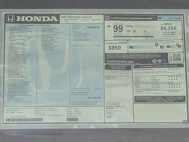 New 2026 Honda Prologue EX image 17