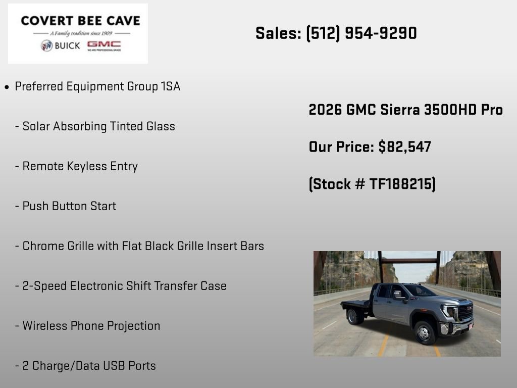 New 2026 GMC Sierra 3500 Pro w/ Convenience Package image 6