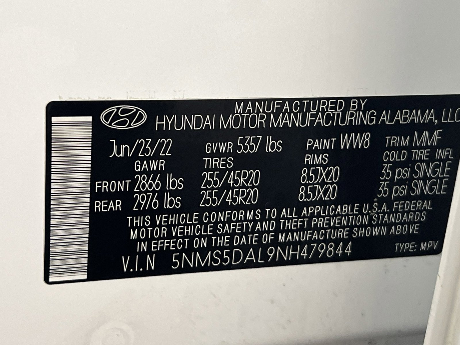 Used 2022 Hyundai Santa Fe Calligraphy image 30