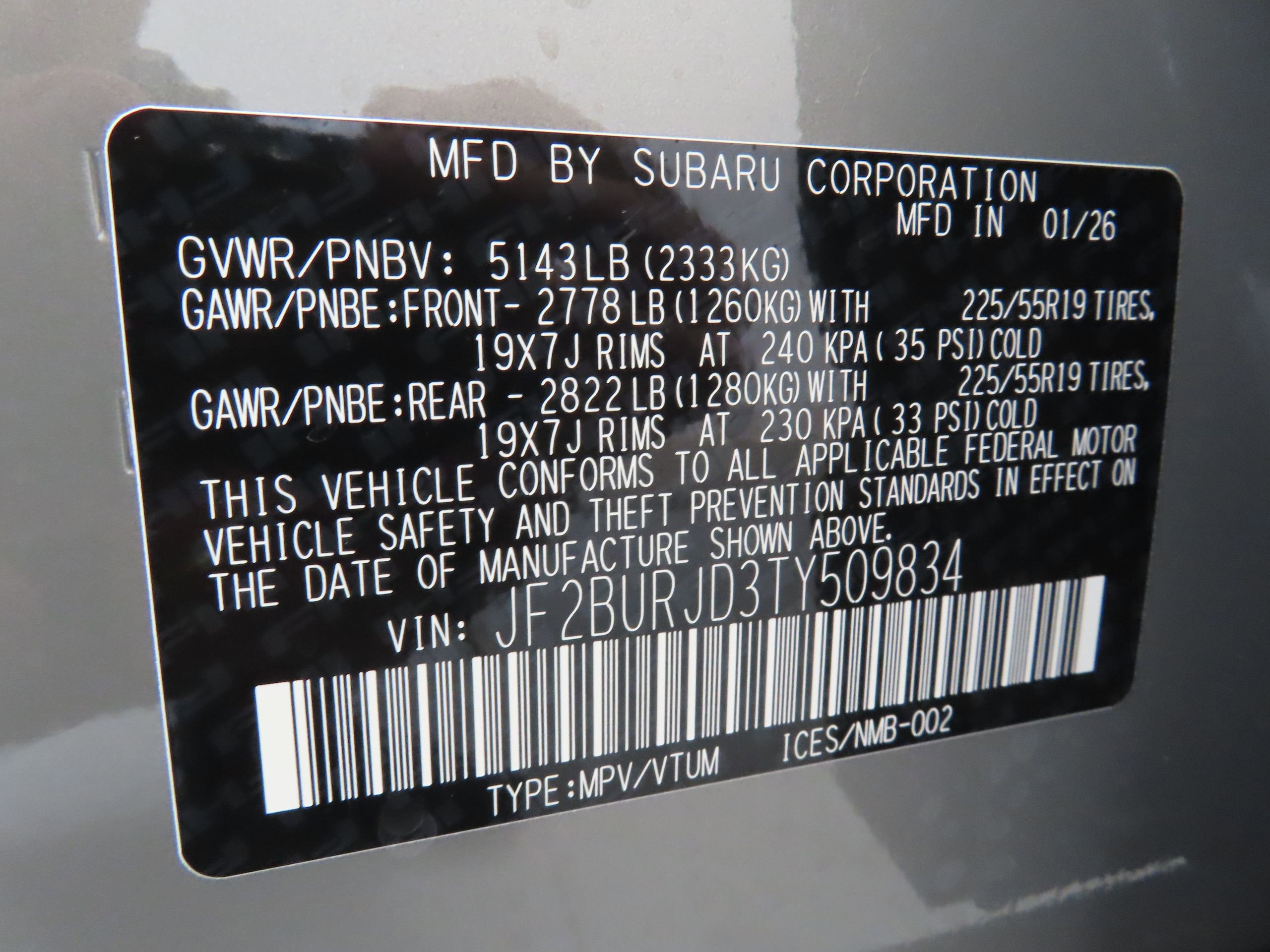 New 2026 Subaru Outback Touring XT AWD/4WD image 30