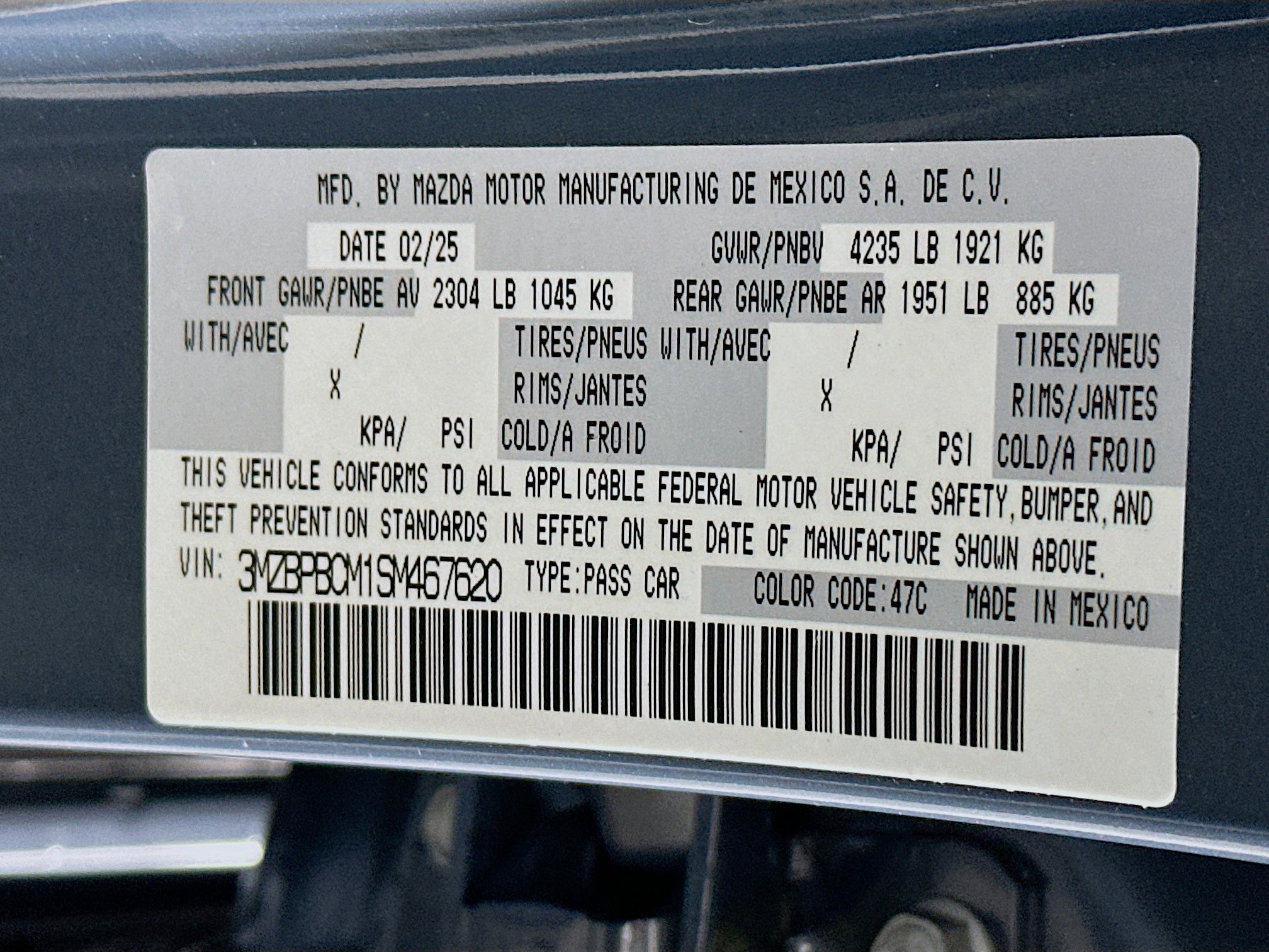 Used 2025 MAZDA MAZDA3 s image 12